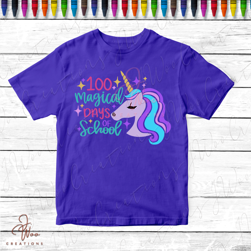 100 Magical Days of School - Unicorn