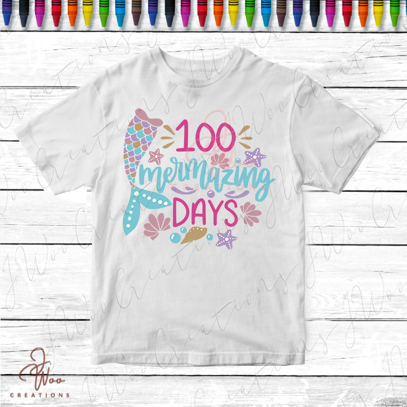 100 Mermazing Days Tee