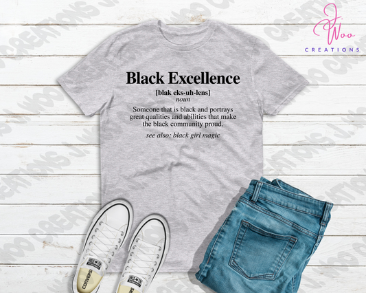 Black Excellence Defined Tee