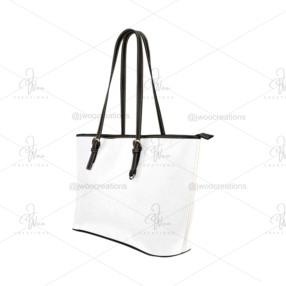 Custom Leather Tote Bag