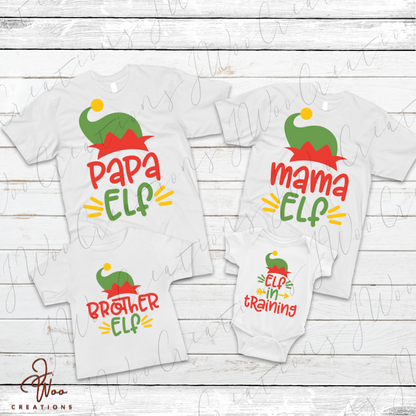 ELF Family Matching Tee