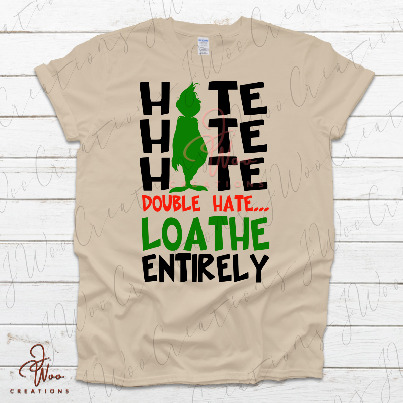 Hate x3 (Christmas) Tee