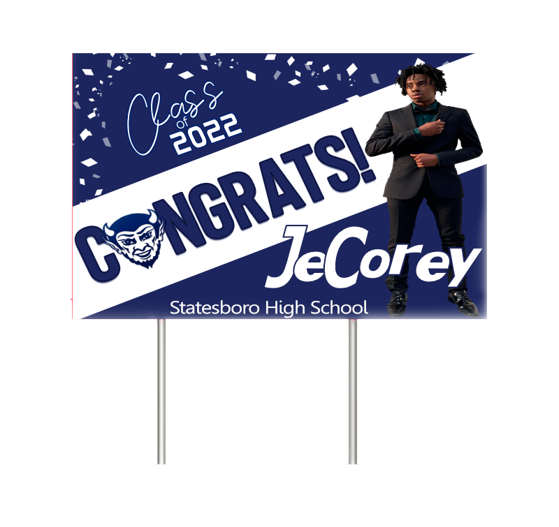 Graduation Yard Sign w. Stand