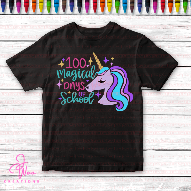 100 Magical Days of School - Unicorn