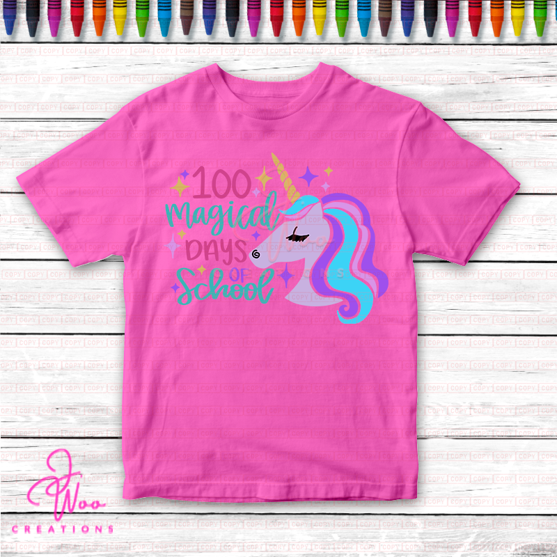 100 Magical Days of School - Unicorn