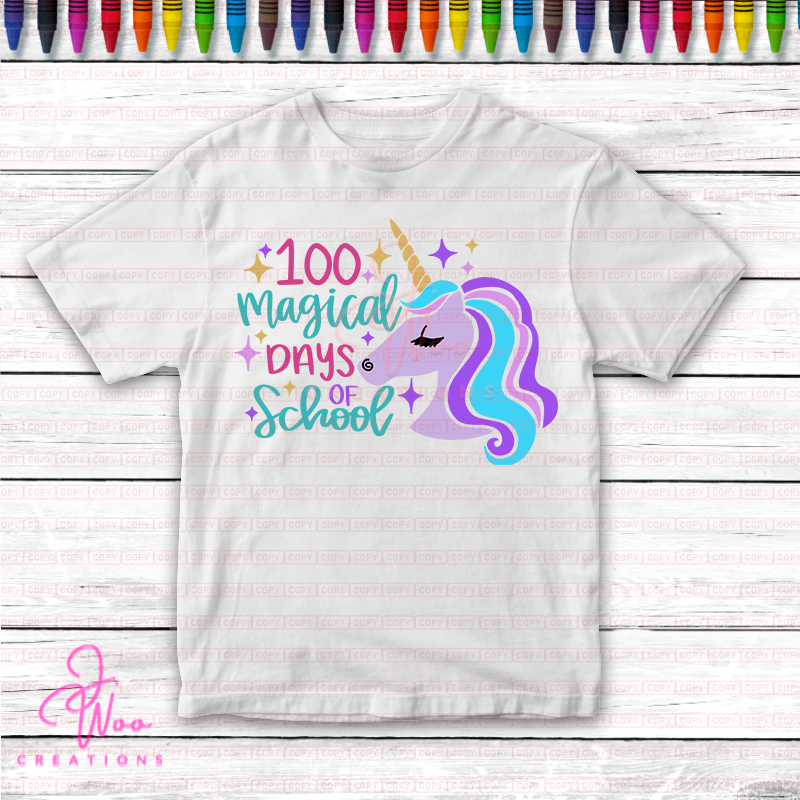 100 Magical Days of School - Unicorn