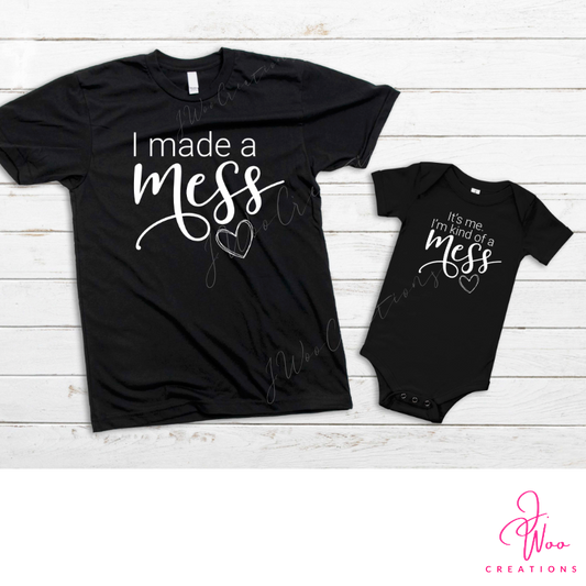 Mommy & Me Mess Matching Tee