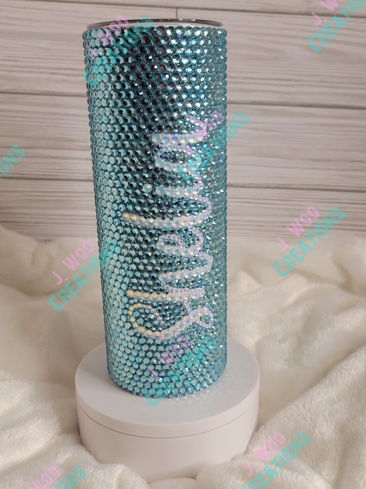 Bling Rhinestone Name Tumbler