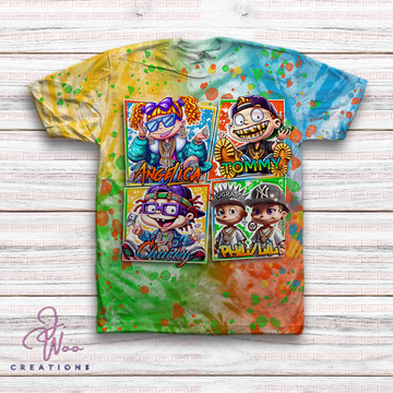 90s Cartoon Hip-hop 3D shirt (101)