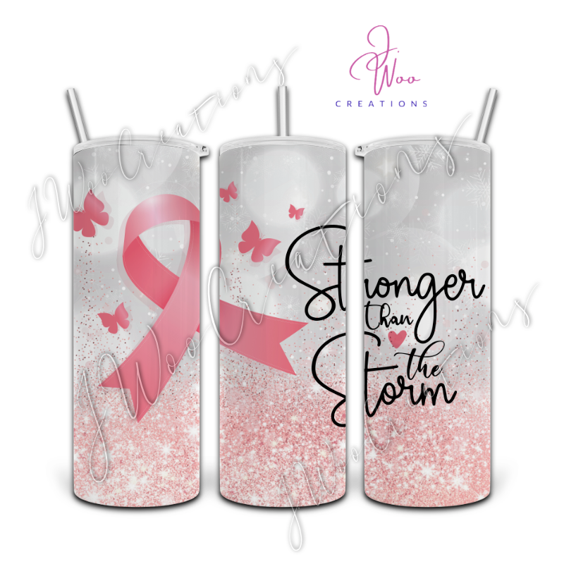 20 oz. Stainless Steel Tumbler - BCA Stronger than the Storm