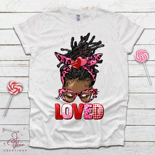 "Loved" Locs Tee